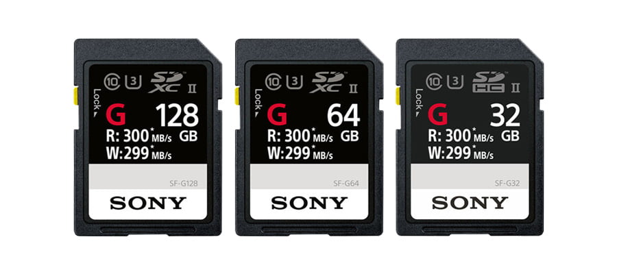 Sony SF-G Series UHS-II SD Memory Card