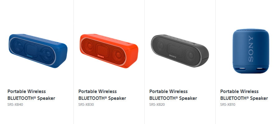 Sony Extra Bass Wireless Speakers