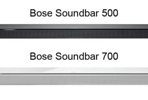 Bose Soundbar 500 and Soundbar 700