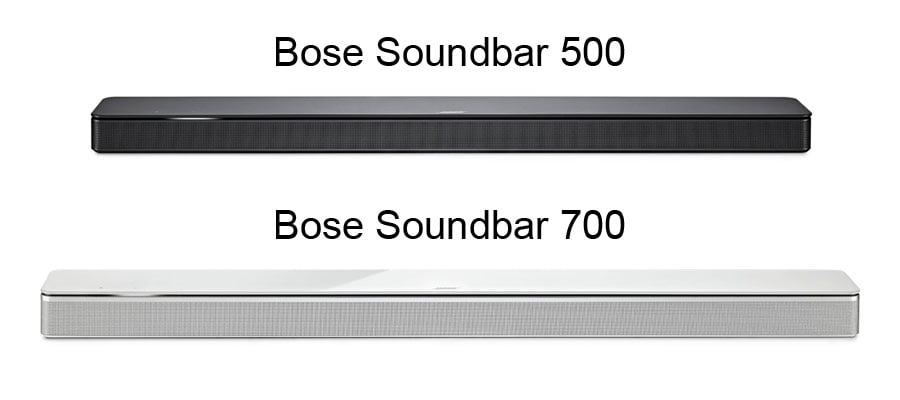 Bose Soundbar 500 and Soundbar 700