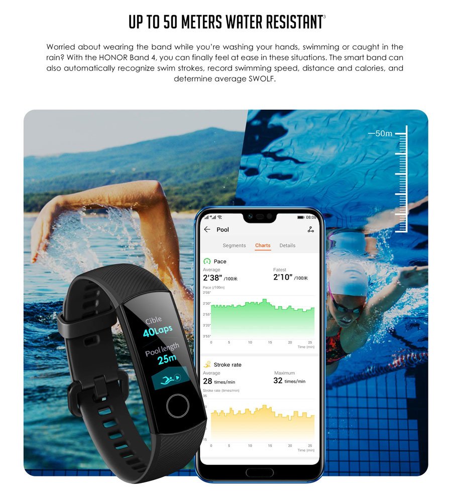 Honor Band 4 Activity Tracker