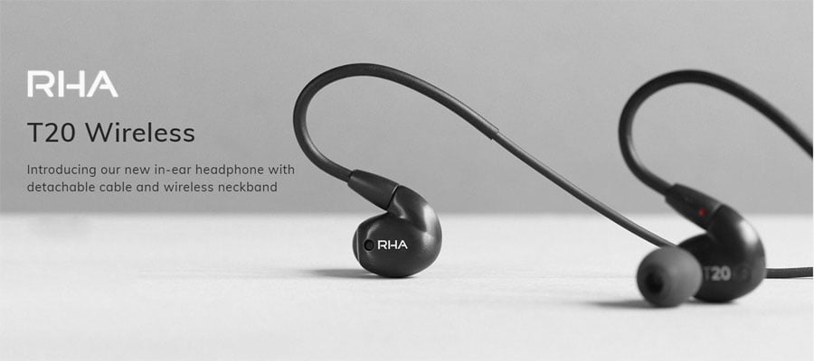 RHA T20 Bluetooth Wireless Earphones