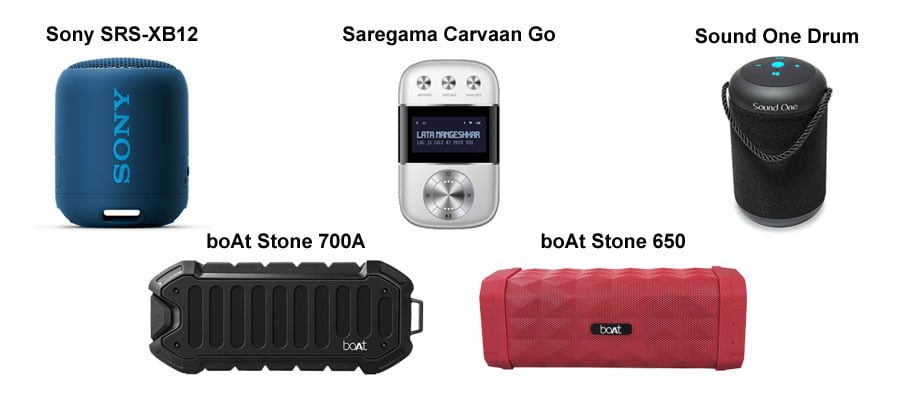 Top 5 Portable Speakers Under ₹5000