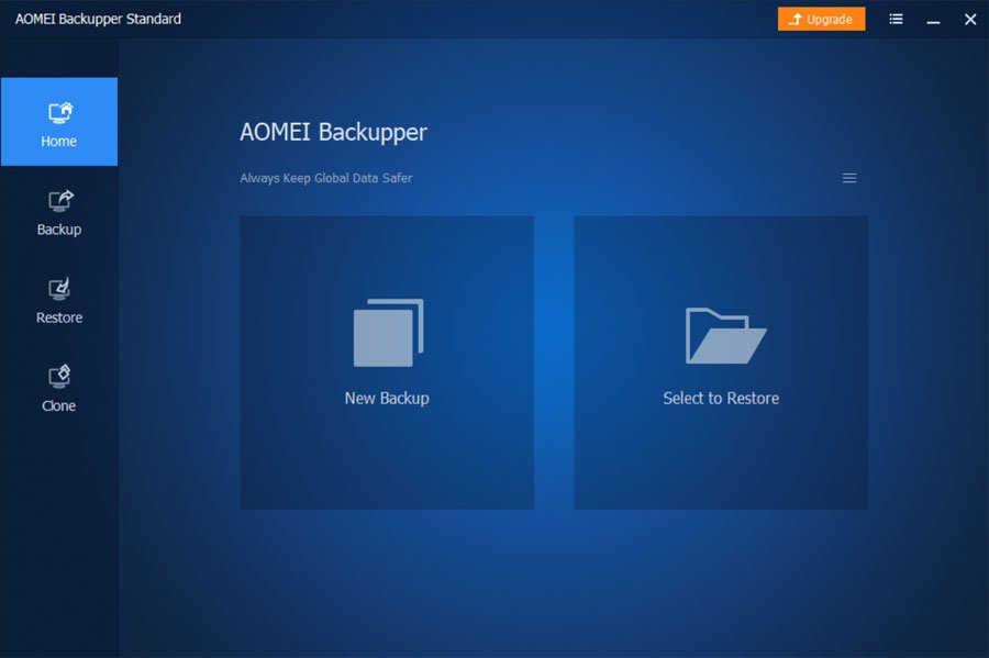 AOMEI Backupper 5.0- Best Free Backup Software