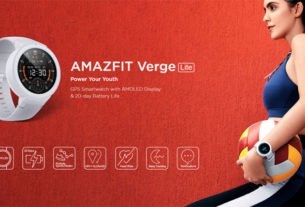 Huami Amazfit Verge Lite Smartwatch