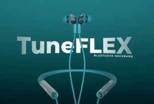 Noise Tune Flex Bluetooth Neckband Earphones