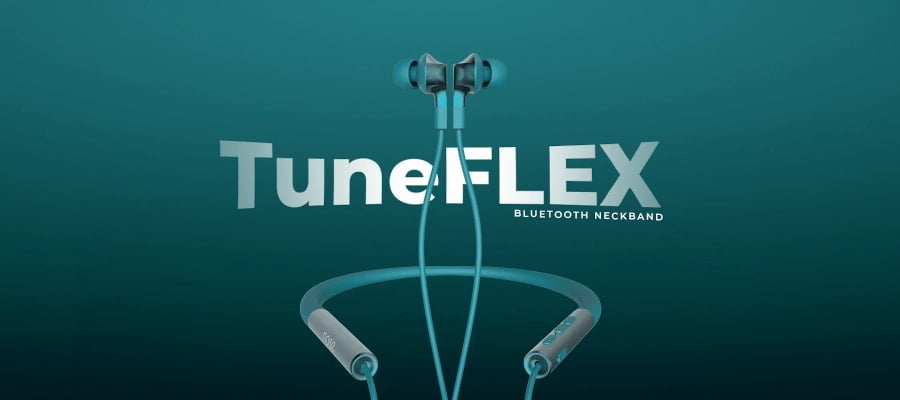 Noise Tune Flex Bluetooth Neckband Earphones