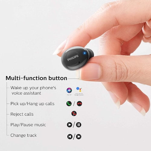 Philips UpBeat TAUT102BK True Wireless Earbuds