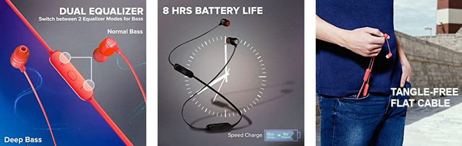 JBL Tune 165BT in-Ear Wireless Headphones