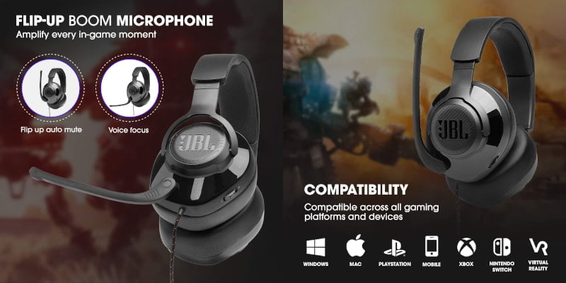 JBL Quantum 200 Gaming Headset
