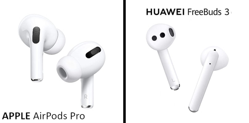 Huawei Freebuds 3 Vs Apple Airpods Pro