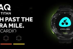 Titan TraQ Cardio Smartwatch
