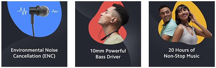 Mi Neckband Bluetooth Earphones Pro