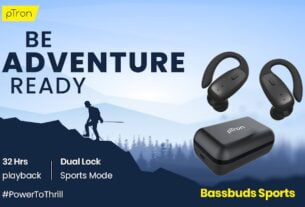 pTron Bassbuds Sports TWS Headphones