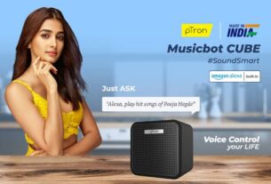 pTron Musicbot Cube Smart Speaker