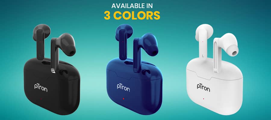 pTron Bassbuds Duo TWS Earbuds