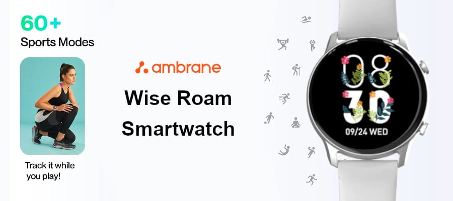 Ambrane Wise Roam Smartwatch