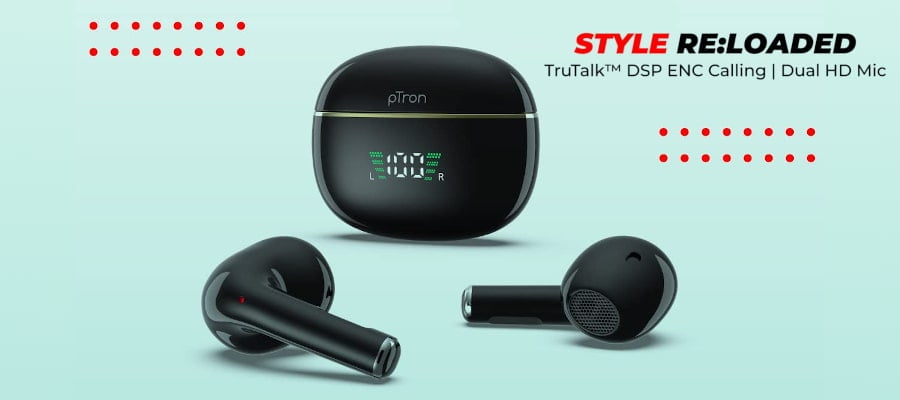 pTron Bassbuds Perl TWS Earbuds