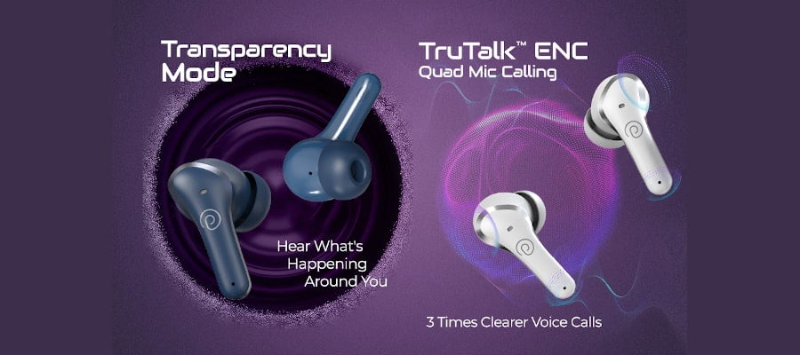 pTron Zenbuds Pro1 Max ANC TWS Earbuds