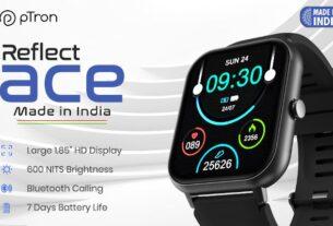 pTron Reflect Ace Smartwatch