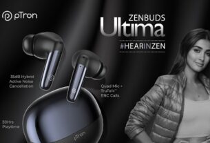 pTron Zenbuds Ultima TWS Earphones