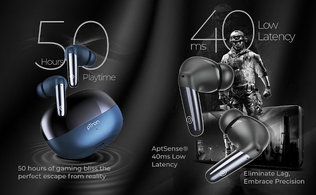 pTron Zenbuds Ultima TWS Earphones