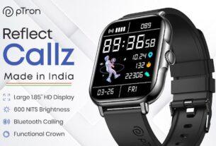 pTron Reflect Callz Smartwatch