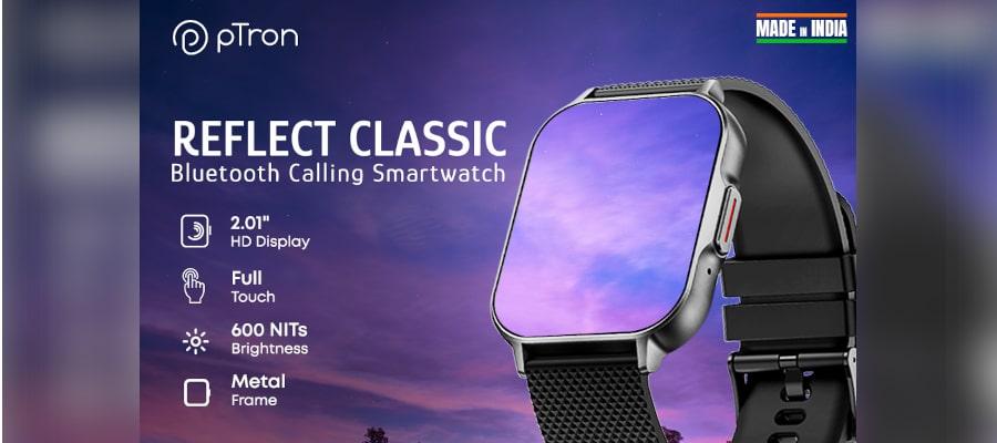 pTron Reflect Classic Smartwatch