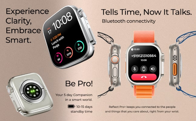 pTron Reflect Pro Plus Smartwatch