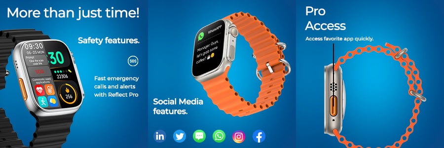 pTron Reflect Pro Smartwatch