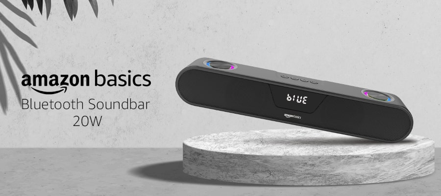 Amazon Basics 20W Bluetooth Soundbar