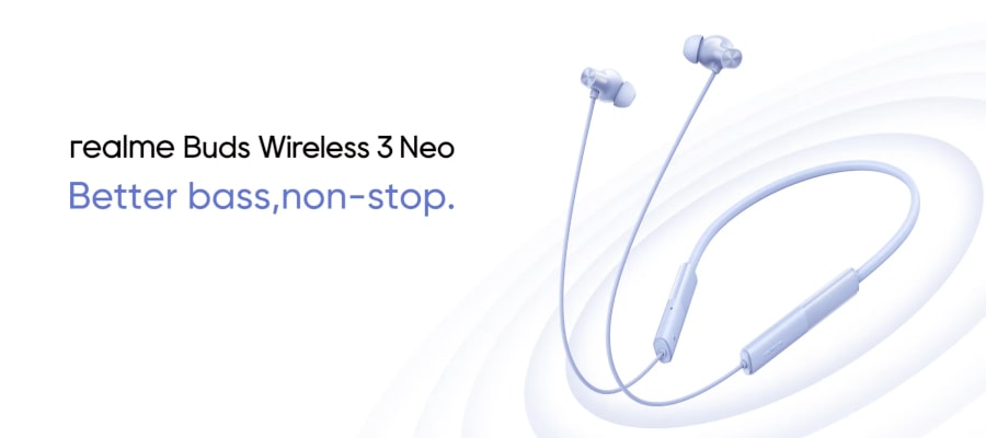 Realme Buds Wireless 3 Neo Neckband Earbuds