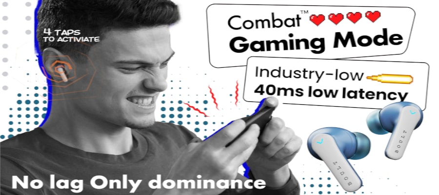 Boult Y1 Gaming TWS Earbuds