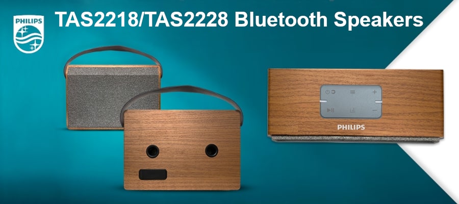 Philips TAS2218 & TAS2228 Bluetooth Speakers