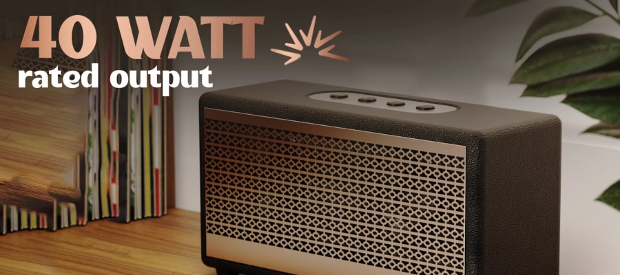 Boult Retro Amp x40 Bluetooth Speaker