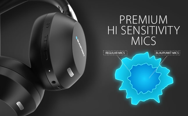 Blaupunkt BH61 Moksha Over Ear Headphones