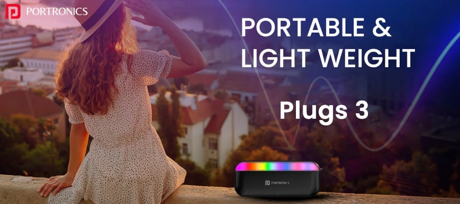 Portronics Plugs 3 15W Portable Speaker