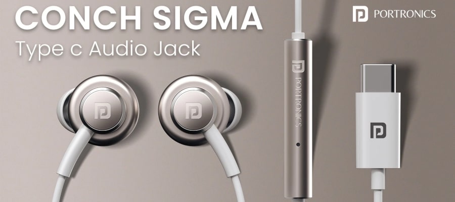 Portronics Conch Sigma Wired Earphones