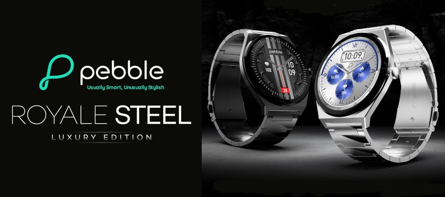 Pebble Royale Steel Smartwatch