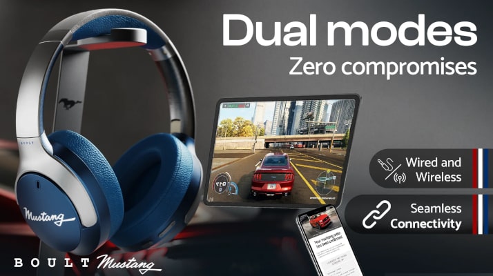 Boult X Mustang Q Over-Ear Headphones