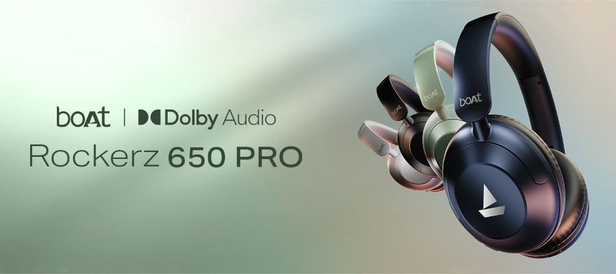 boAt Rockerz 650 Pro Over-Ear Headphones