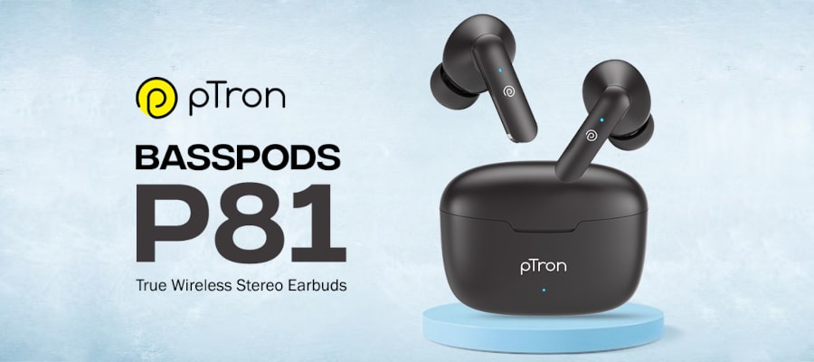 pTron Basspods P81 TWS Earbuds