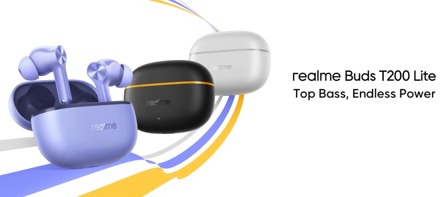 Realme Buds T200 Lite TWS Earbuds