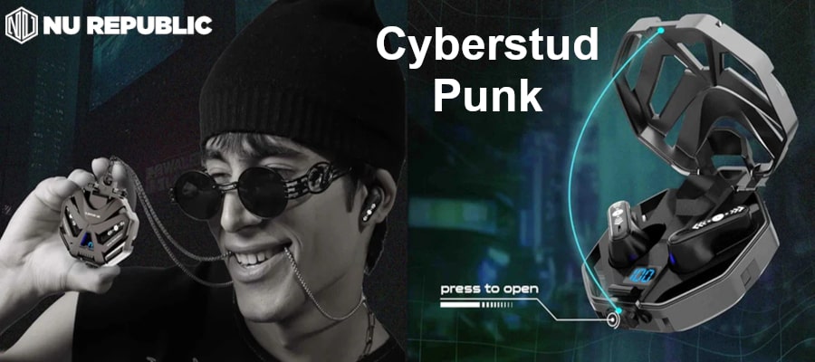 Nu Republic Cyberstud Punk TWS Earbuds