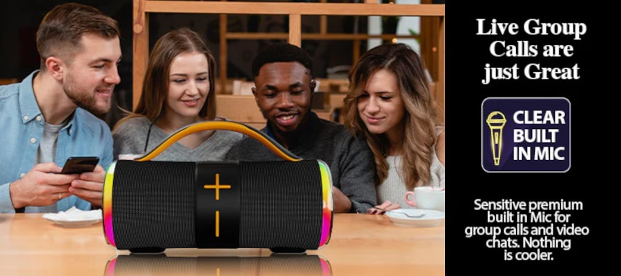 Blaupunkt Atomik Trek Boombox Portable Speaker
