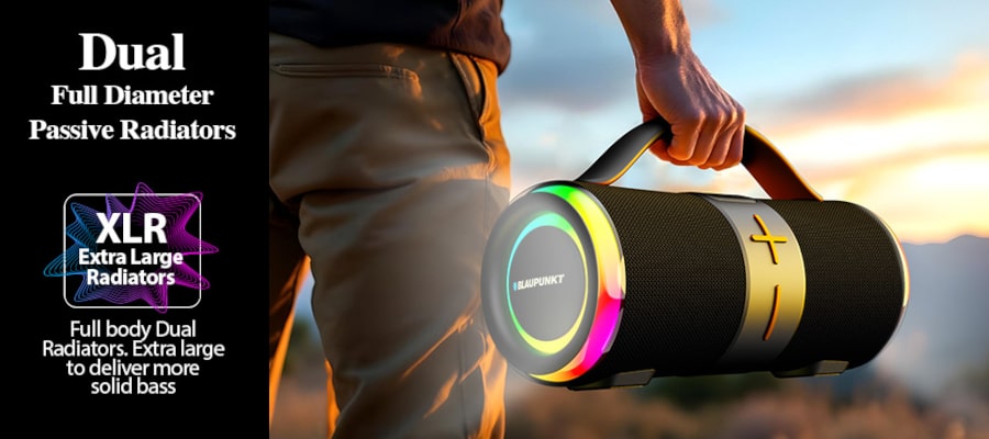 Blaupunkt Atomik Trek Boombox Portable Speaker