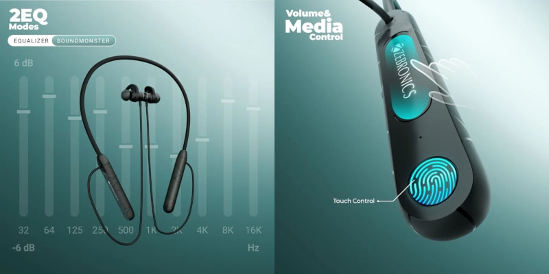 ZEBRONICS Zeb Raga F2 Neckband Headphones