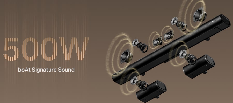 boAt Aavante Prime 5000DA 500W Soundbar