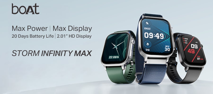 boAt Storm Infinity Max Smartwatch