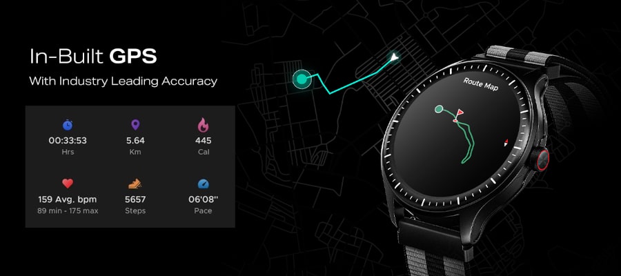 boAt Valour Watch 1 GPS Smartwatch